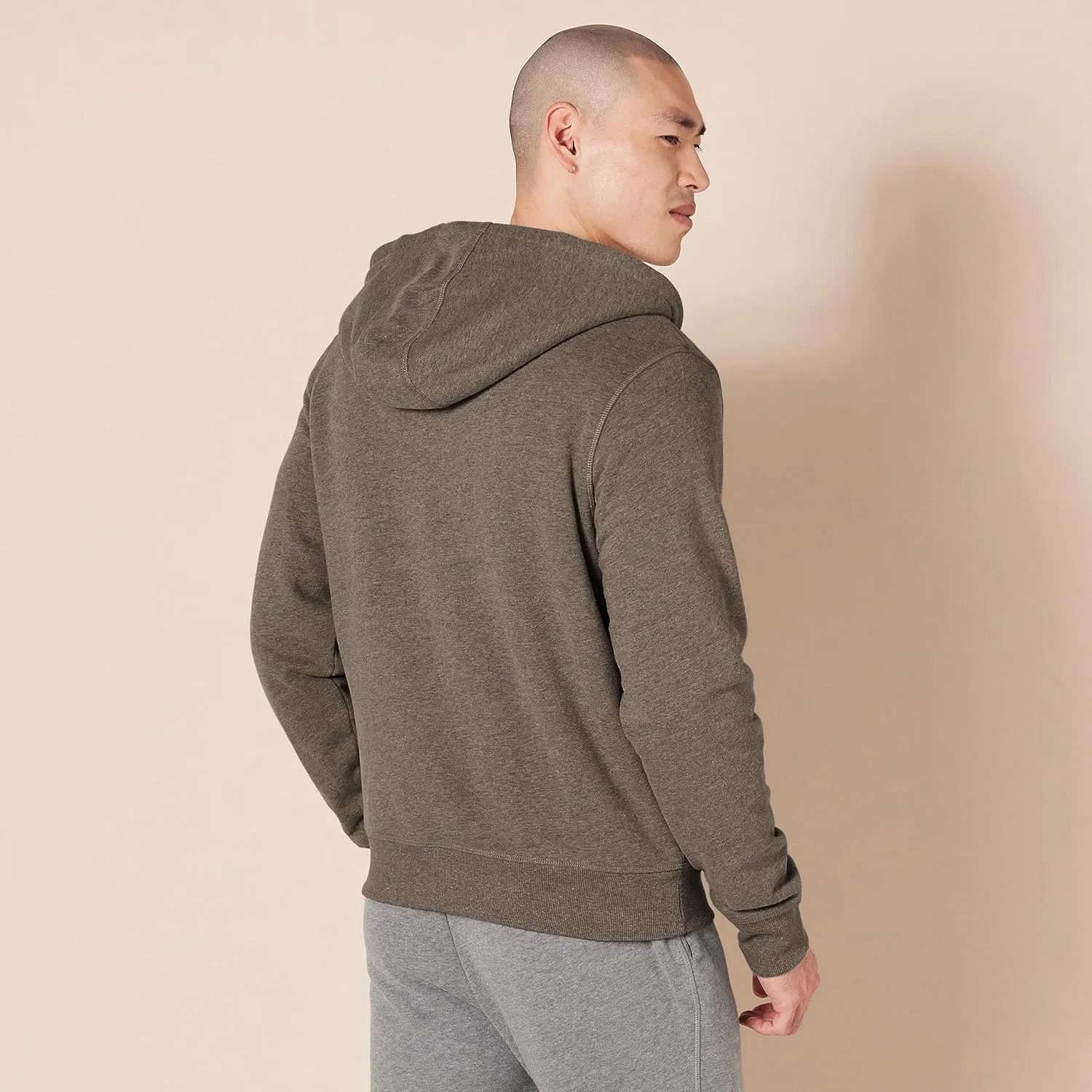 Amazon Essentials Hoodie For Men, Sherpa-Lined Full-Zip Fleece Sweatshirt