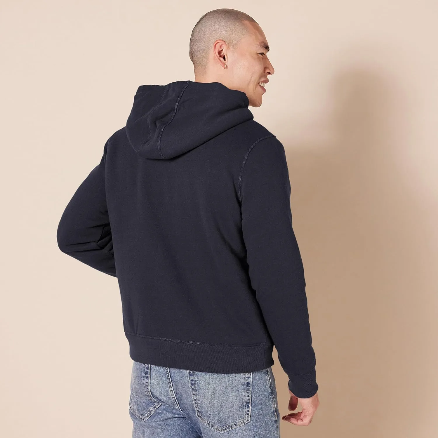 Amazon Essentials Hoodie For Men, Sherpa-Lined Full-Zip Fleece Sweatshirt
