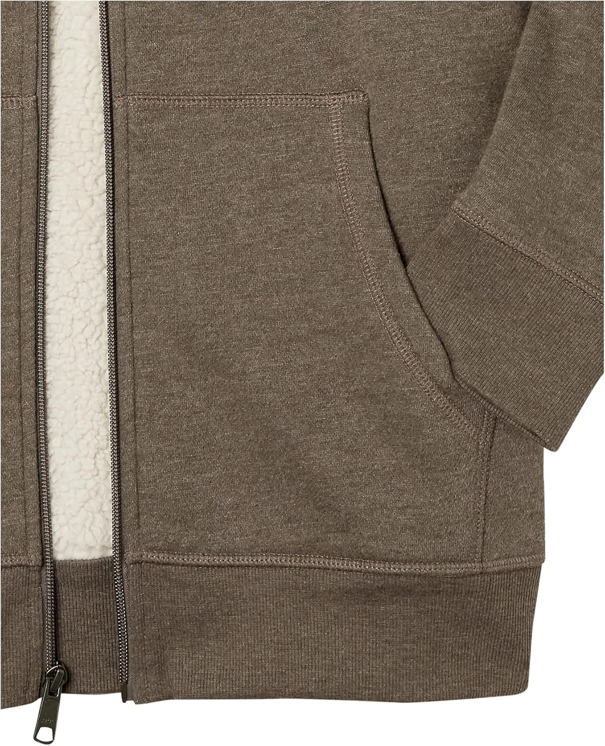 Amazon Essentials Hoodie For Men, Sherpa-Lined Full-Zip Fleece Sweatshirt