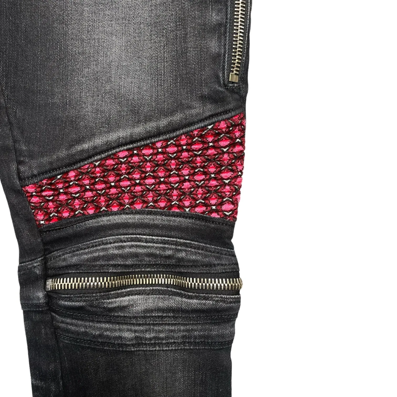 Amiri MX2 Velvet PJ Jeans Aged Black