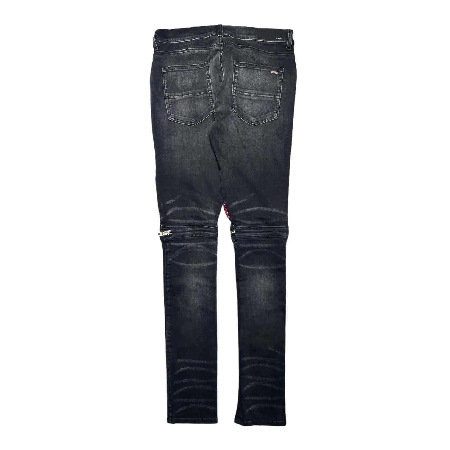 Amiri MX2 Velvet PJ Jeans Aged Black