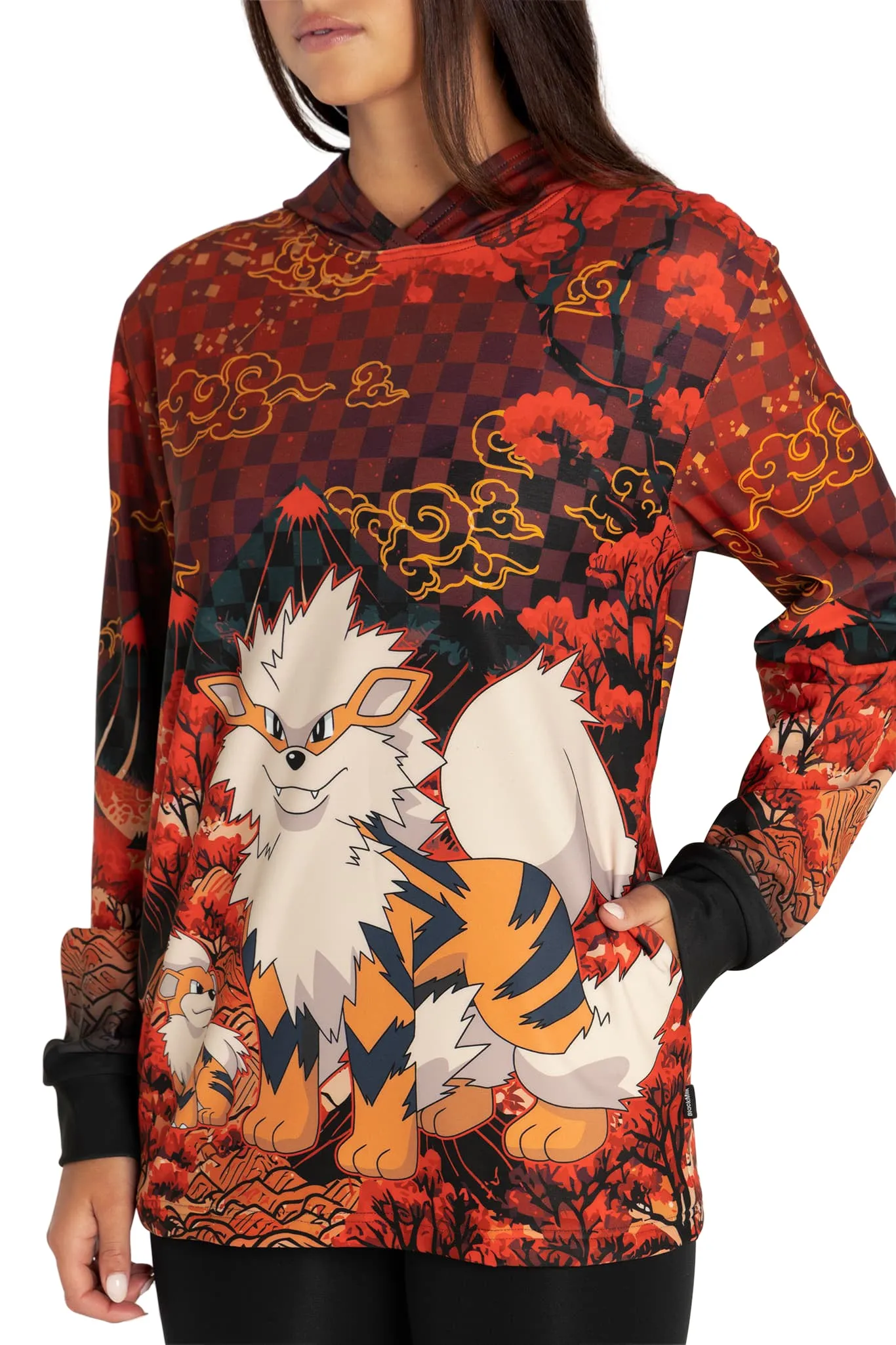 Arcanine And Growlithe Hoodie Sweater