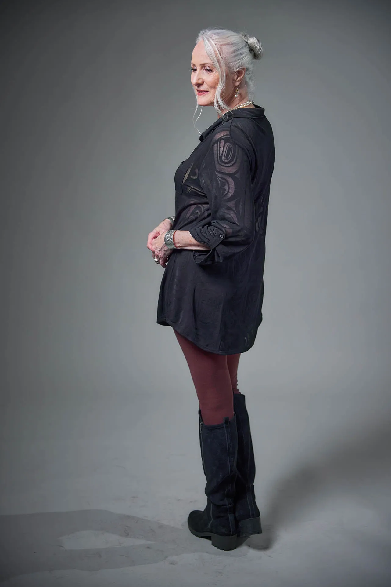 Bamboo Fleece Leggings - Mahogany