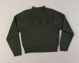 Beaded Trees-Small Christmas Sweater