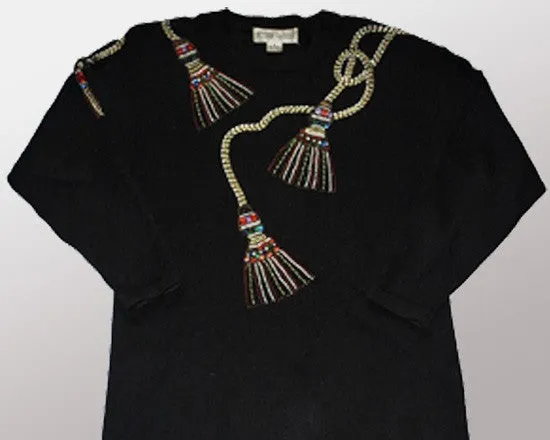 Big Tassles-Medium Christmas Sweater