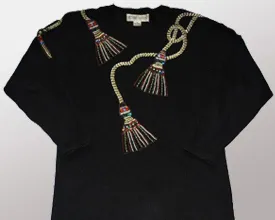 Big Tassles-Medium Christmas Sweater
