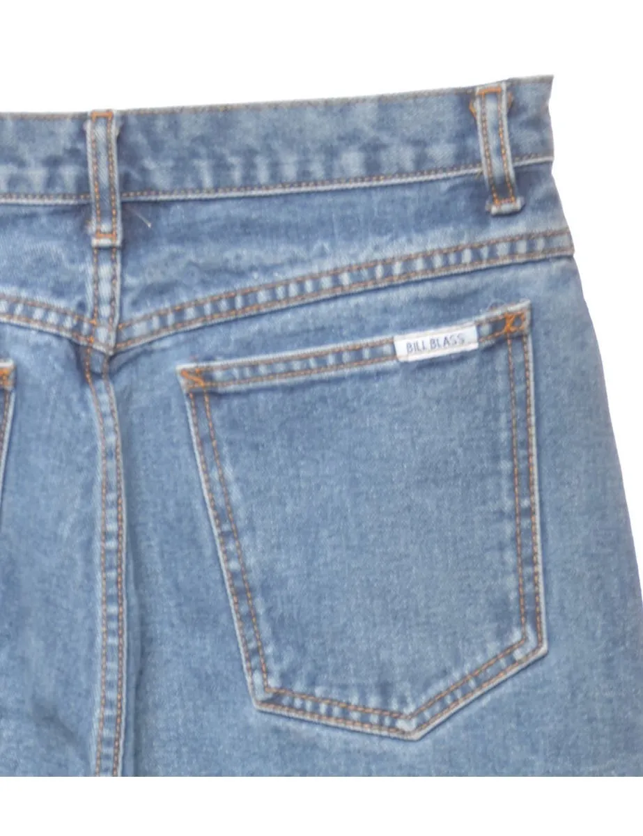 Bill Blass Medium Wash Tapered Jeans - W28 L32