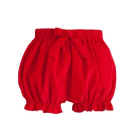 Bow Bloomers (Corduroy) - Red - FINAL SALE
