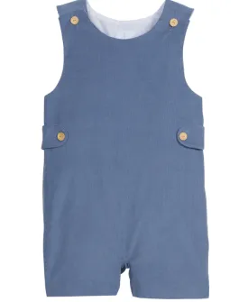 Button Tab John John - Stormy Blue Corduroy