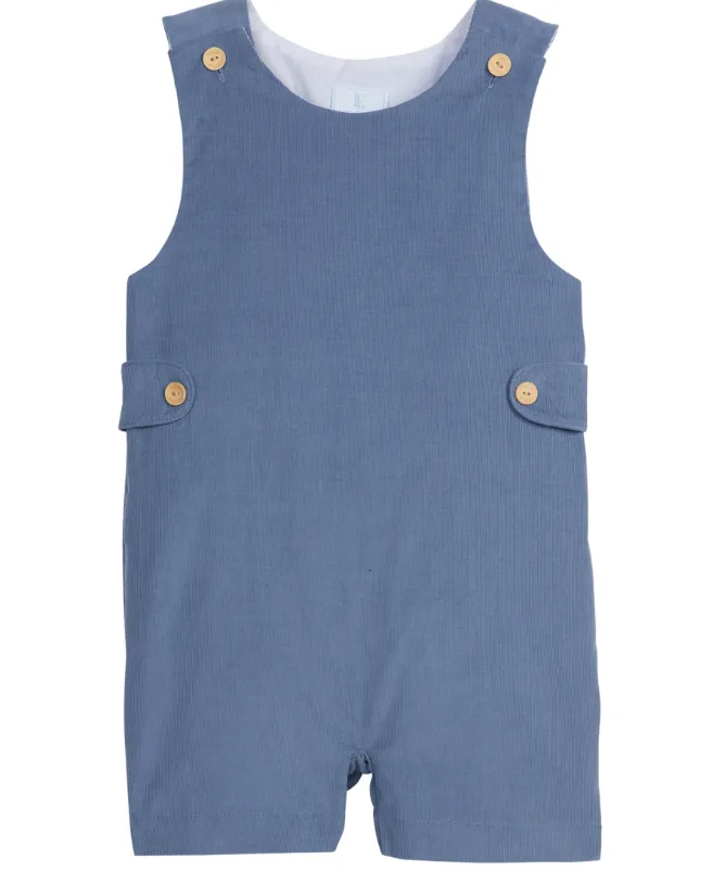 Button Tab John John - Stormy Blue Corduroy