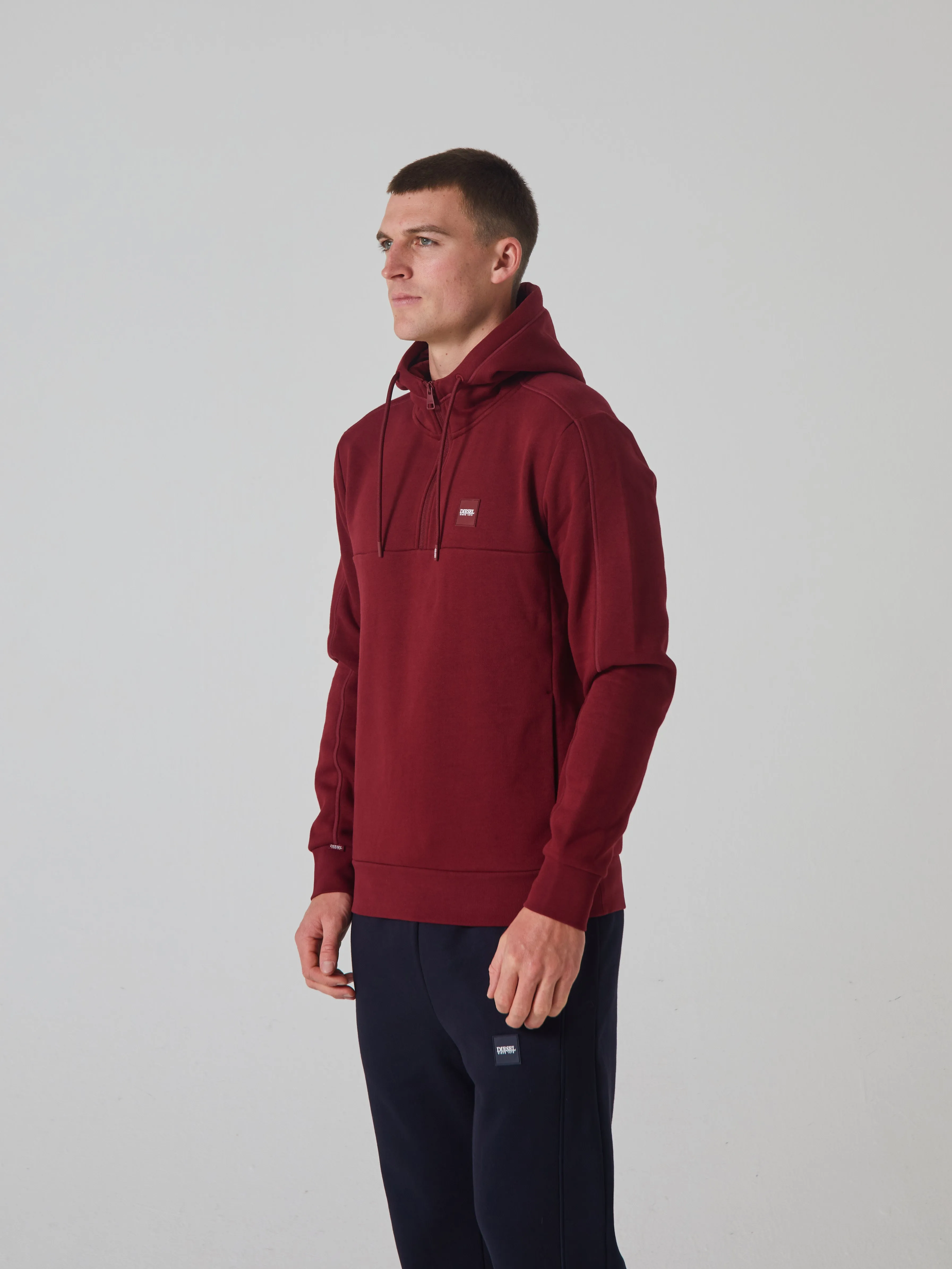 Byron Half Zip Red Plasma