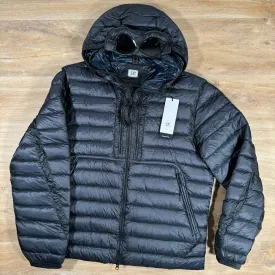 C.P. Company D.D. Shell Goggle Down Jacket in Navy