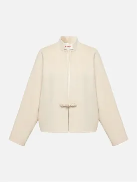 EP YAYING New Chinese Style Wool Coat
