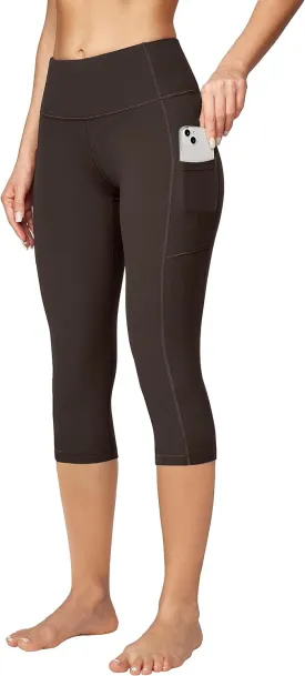 Ewedoos Capri Leggings for Women High Waisted Yoga Pants for Women with Pockets Tummy Control Workout Leggings Yoga Capris