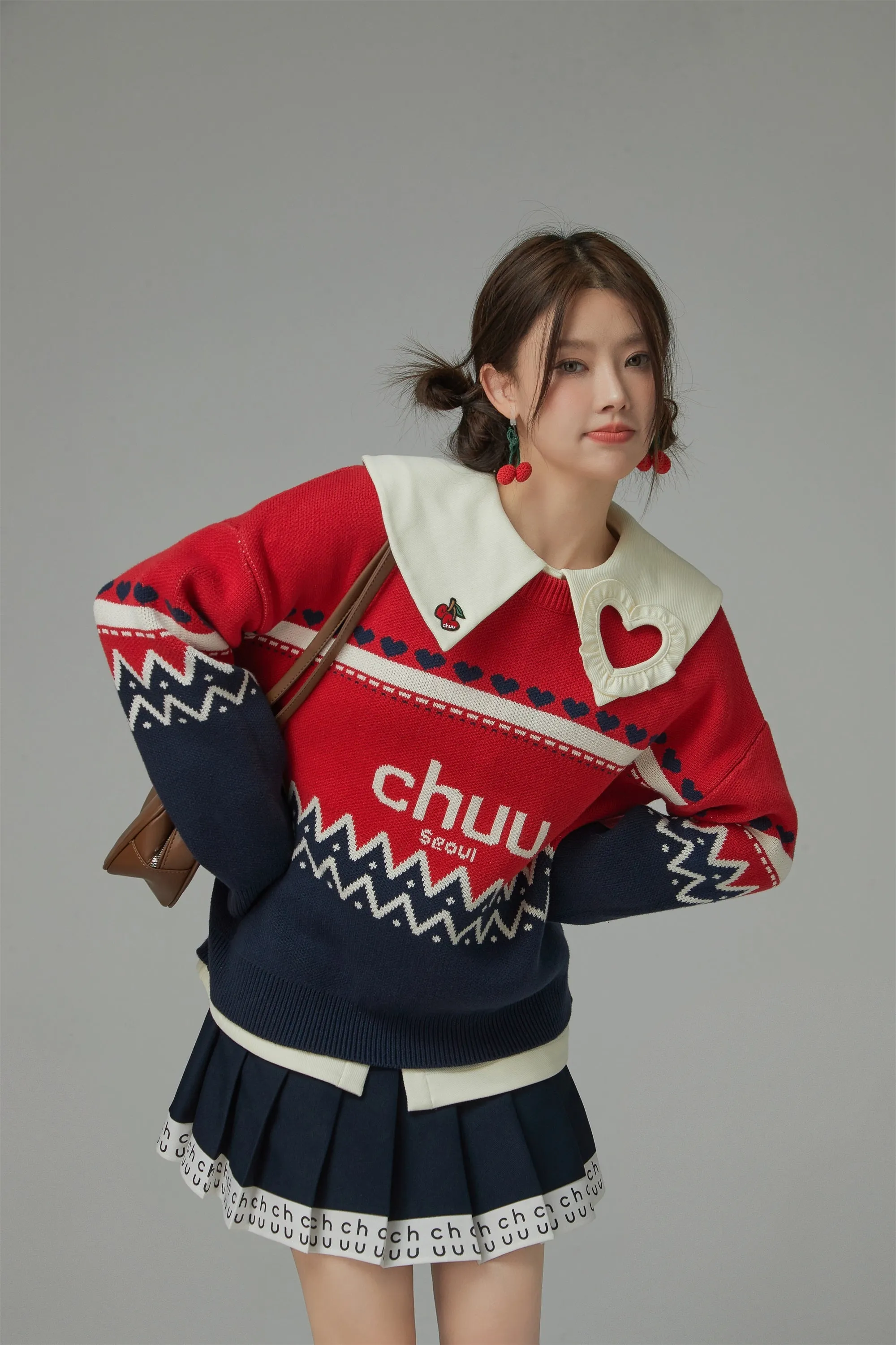 Feeling Festive Stripe Knit Sweater