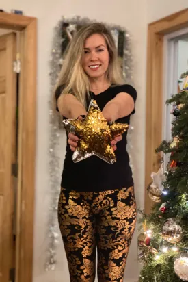 Fleece Printed Leggings