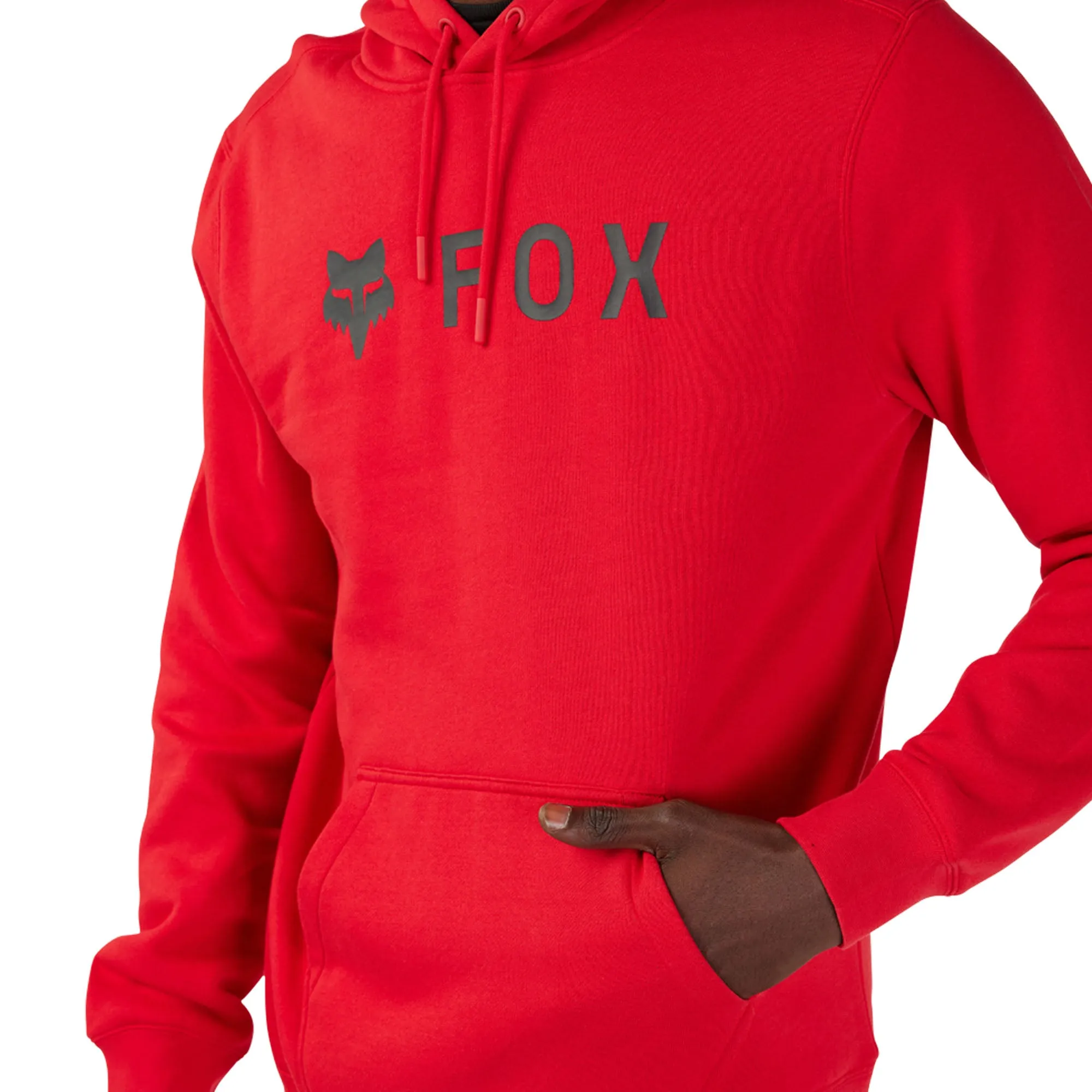 Fox Racing Absolute Fleece Pullover Hoodie Flame Red