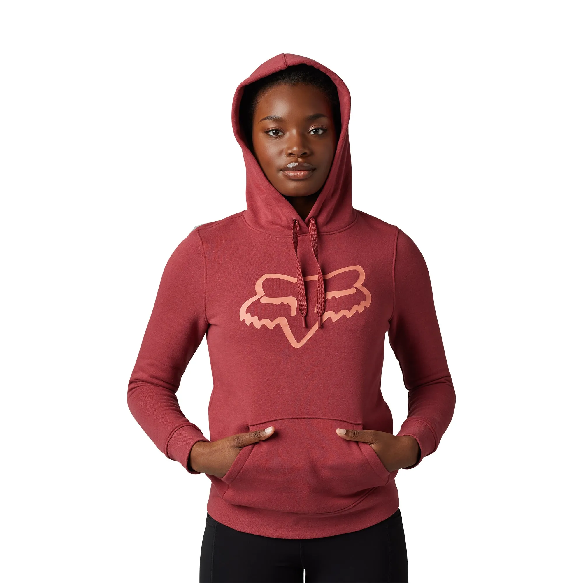 Fox Racing Boundary Pullover Fleece Hoodie Scarlet Red