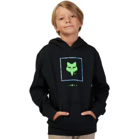 Fox Racing  Youth Atlas Fleece Pullover Hoodie Sweatshirt Lightweight Warm Black
