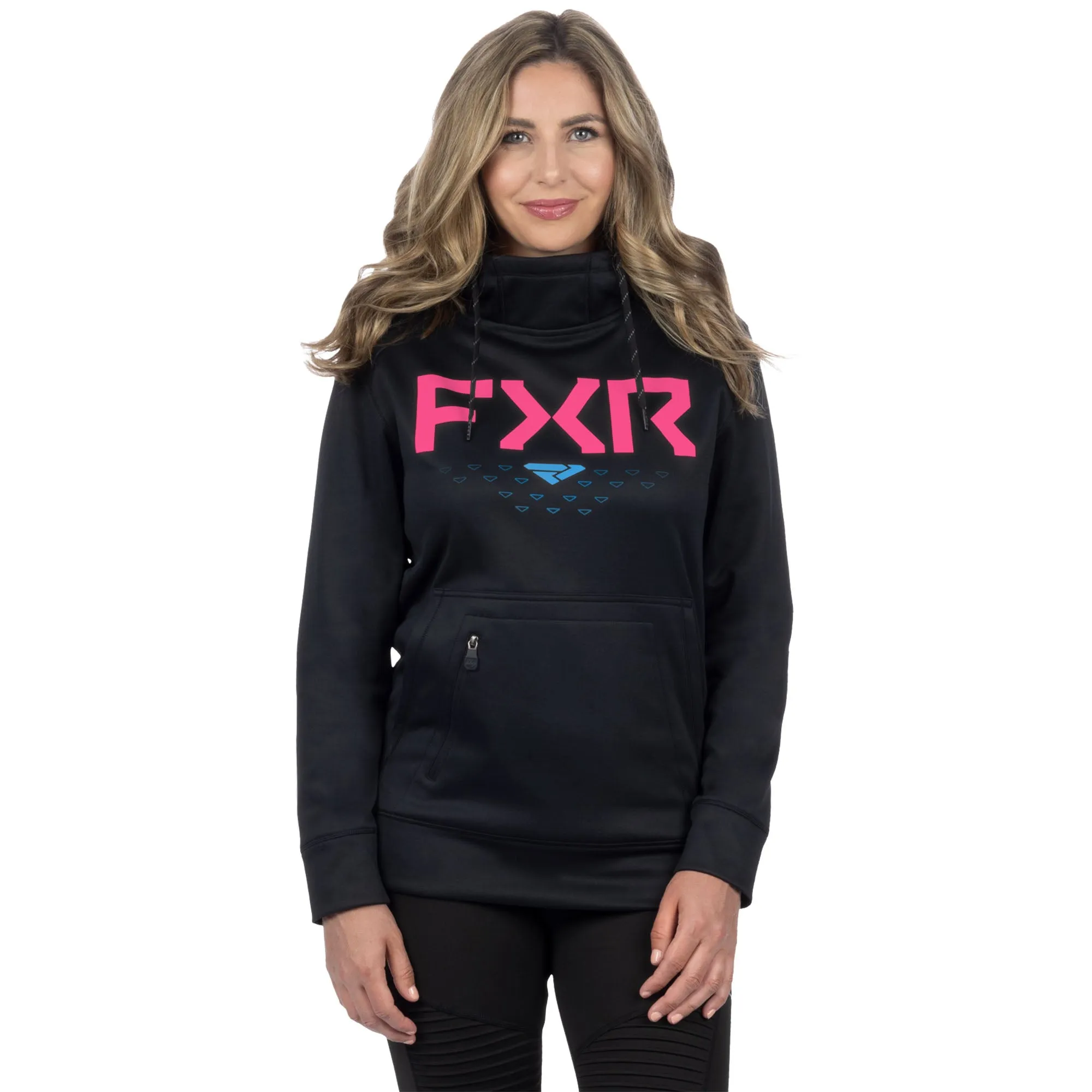 FXR Helium Tech Pullover Hoodie Black/Nightclub
