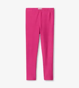 Girls Hot Pink Leggings