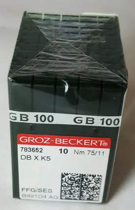 Groz-Beckert 75/11 Light Ball Point Needle - Box of 100 - DBXK5-FFG