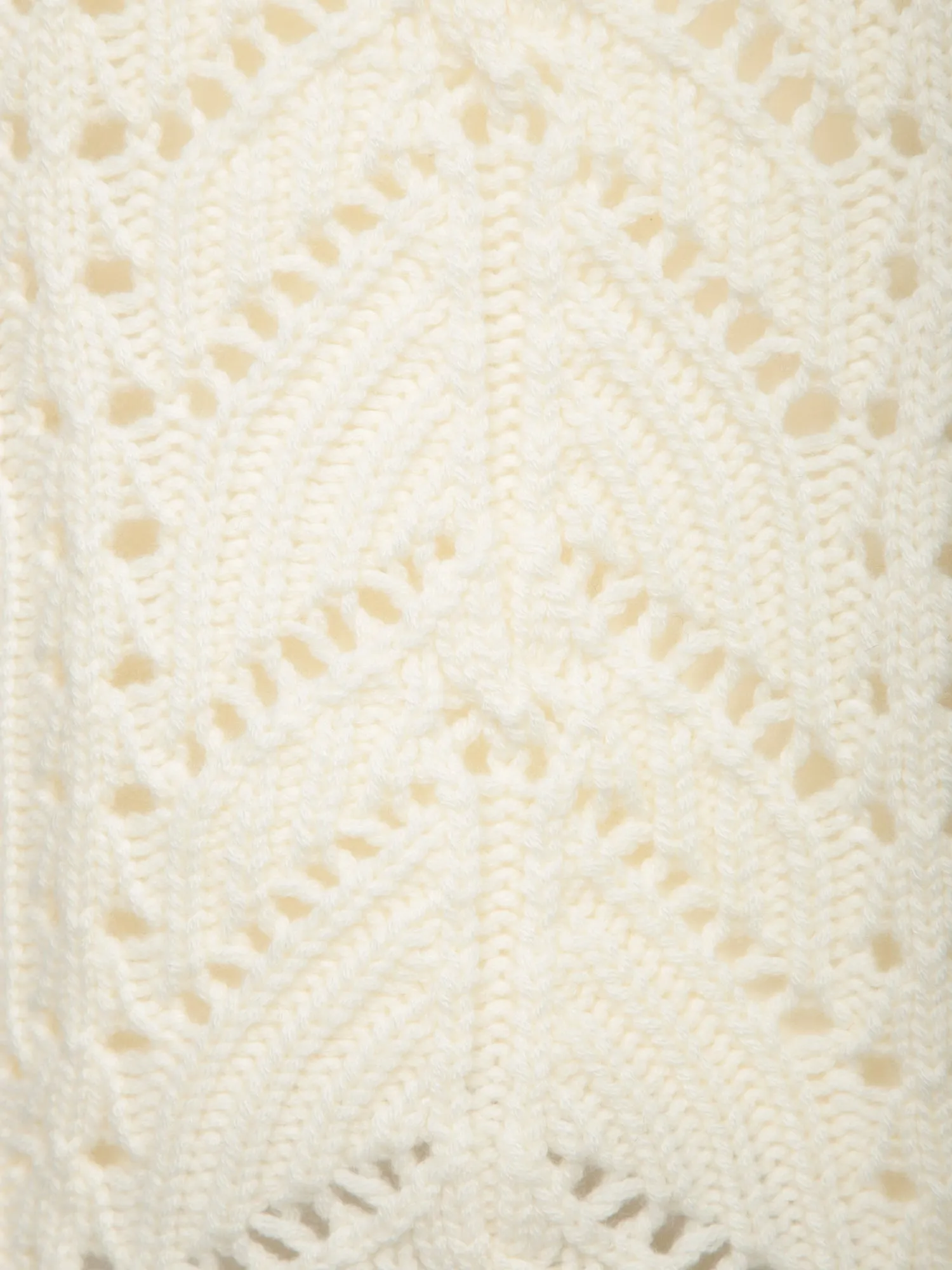 Gustavia Ivory Wool and Cashmere Sweater