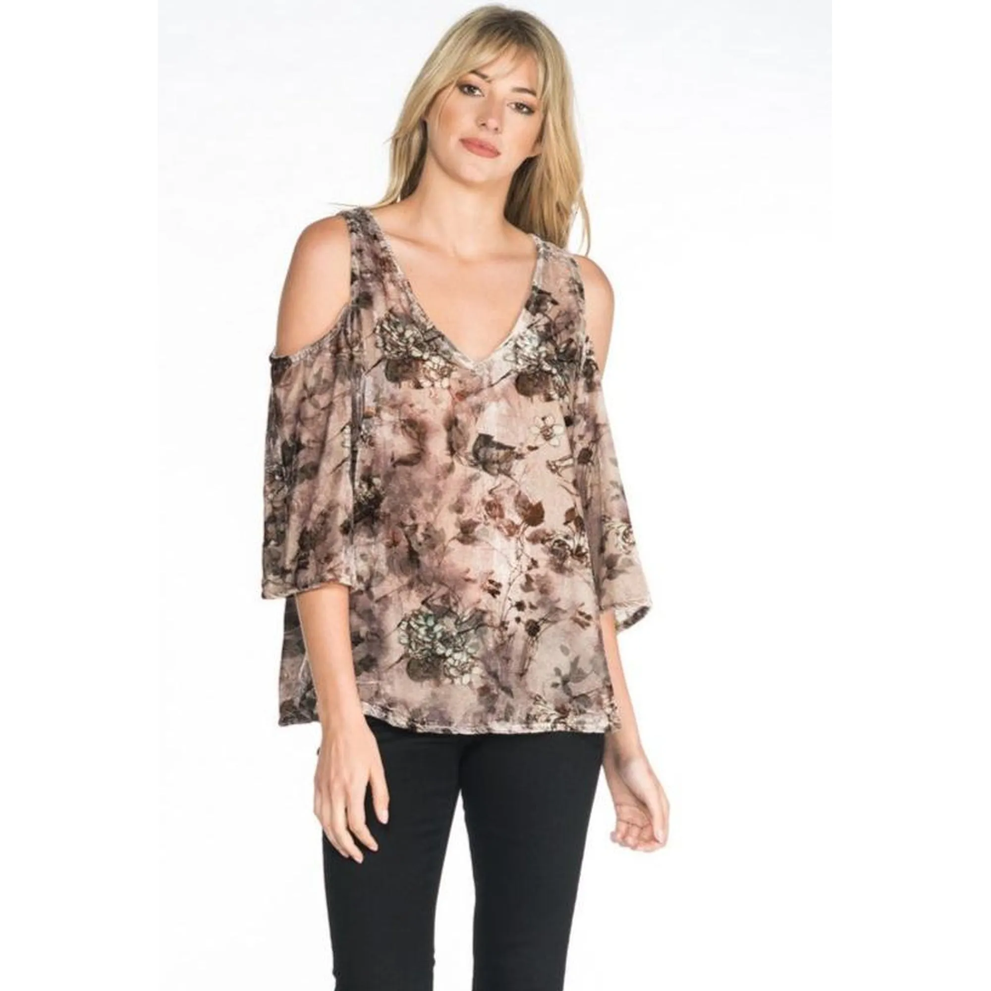 Lavonne Taupe Top
