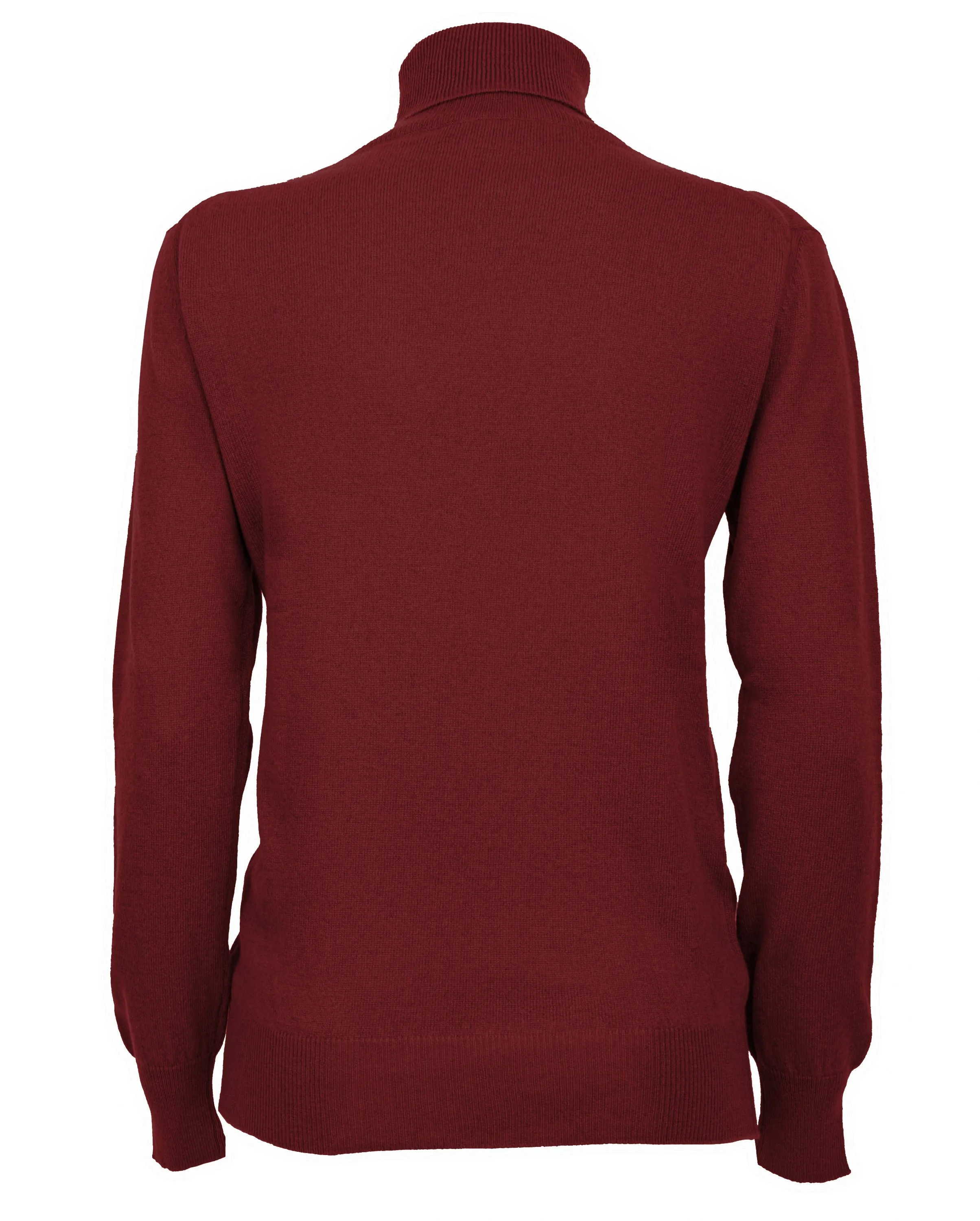 NEW FALL 24 - Women's Pure Cashmere Turtleneck Sweater Bordeaux