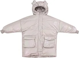 Small Heavy Weight Kids Toddler Baby Girls Boys Winter Warm Thick Solid Cotton Long Sleeve Padded Jacket Jacket Unlined