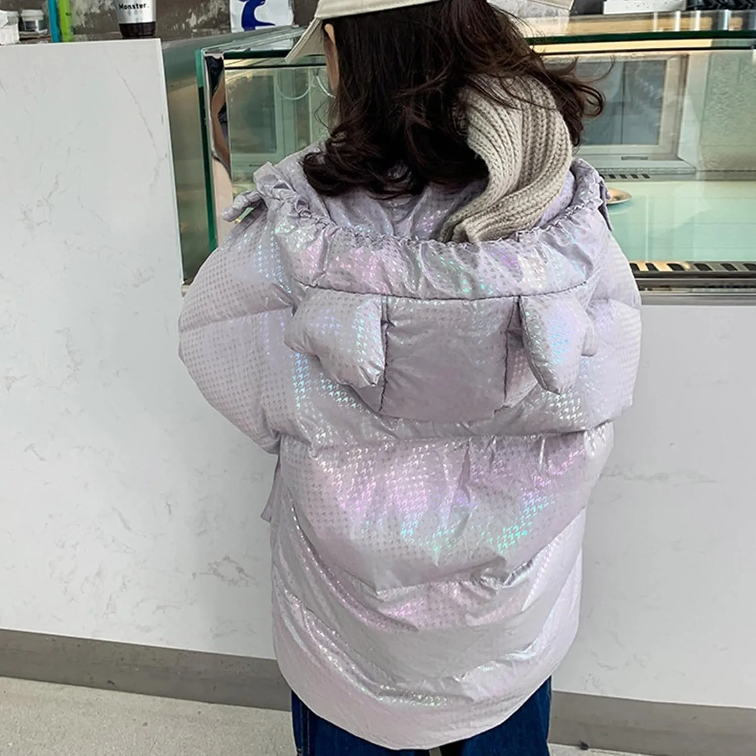 Small Heavy Weight Kids Toddler Baby Girls Boys Winter Warm Thick Solid Cotton Long Sleeve Padded Jacket Jacket Unlined