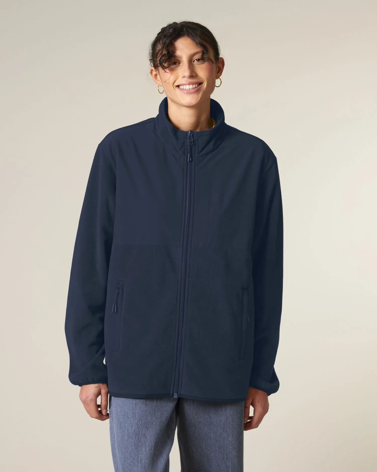 Unisex Recycled Fleece Jacket - 300 GSM | Trekker STJU242