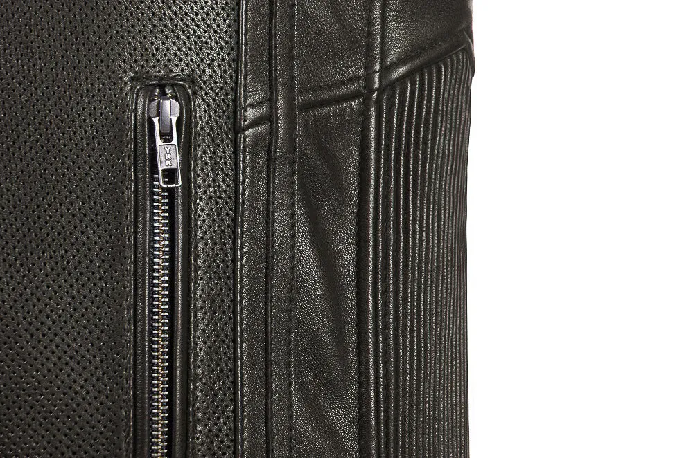 VANGUARD LUXE COFFEE BROWN MOTORCYCLE LEATHER JACKET
