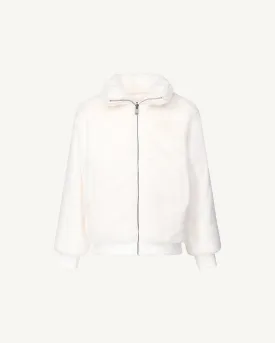 White Vali 2.0 Ffur kid's Grand Froid reversible puffer jacket