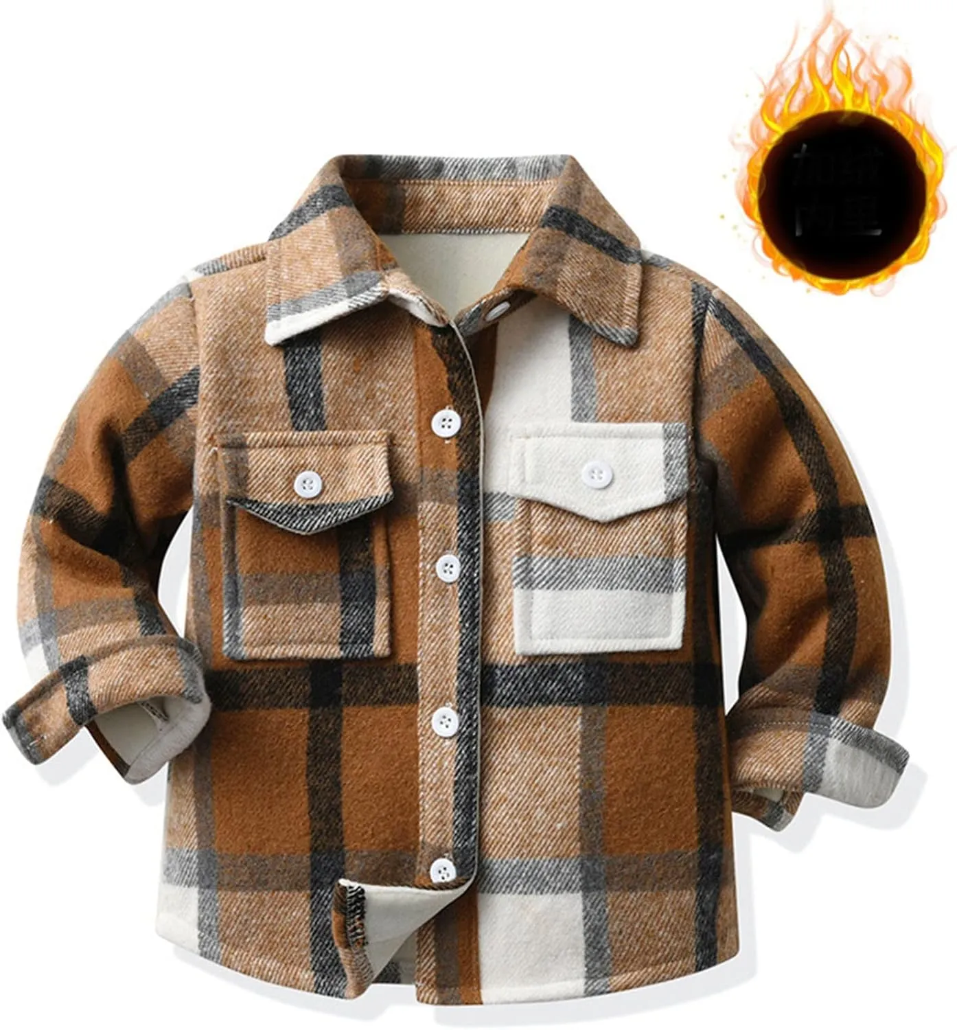 Winter Jacket for Toddlers Boys Kids Toddler Baby Girls Boys Autumn Children's Padded Jacket Fashion Print Long Collar
