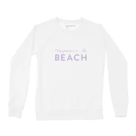 Women's Beach Bold Crew Sweatshirt, White