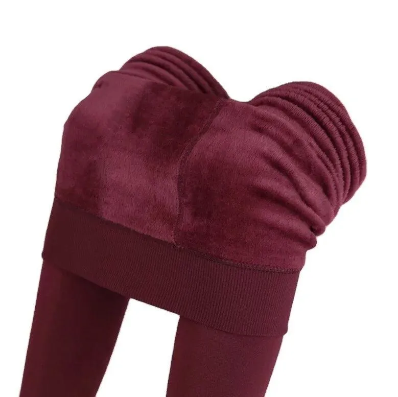 Women‚Äôs Fleece Leggings High Waist Stretchy Warm Leggings One Size (fits Small-Large)