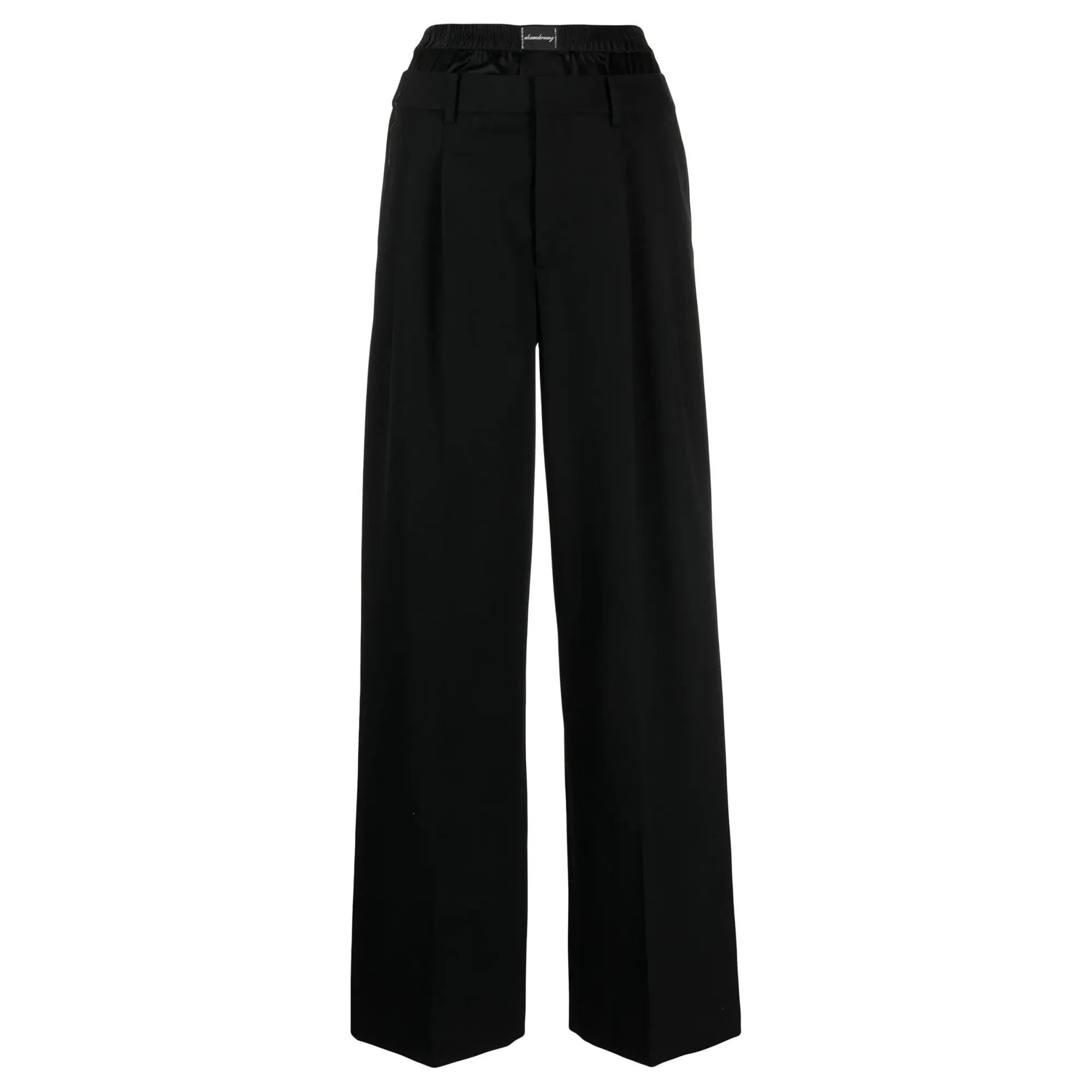 Wool Low-Rise Tailored Trouser With Pre-Styled Logo Boxer Waistband